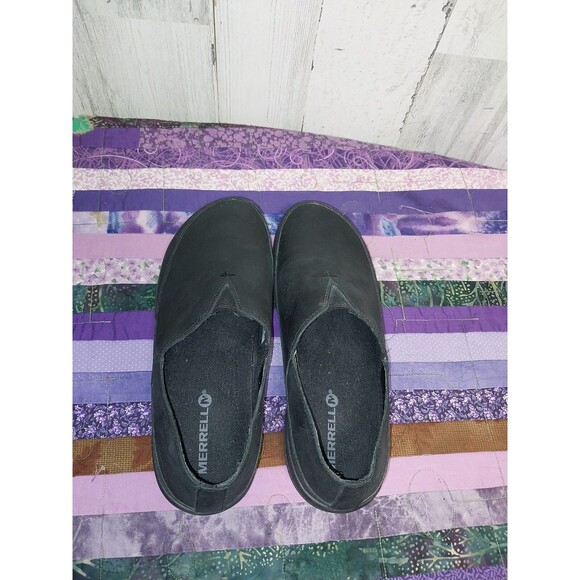 Merrell Encore Kassie Loafers Leather Women Size US 6.5 EU 37 Black - Picture 7 of 9